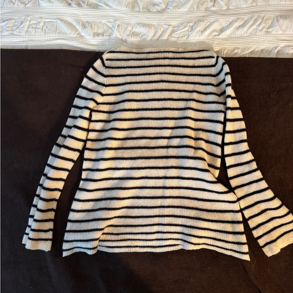 360 Cashmere Faye Striped Sweater - Picture 2 of 5